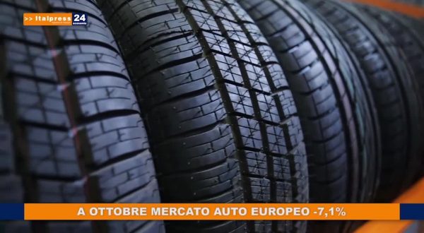 A ottobre mercato auto europeo -7,1%