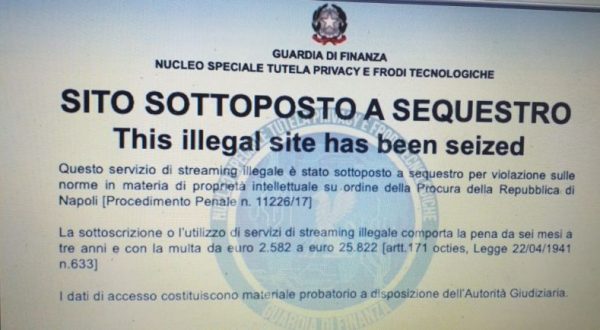 Blitz Gdf-Polizia, oscurati 5.500 siti e canali Telegram pirata