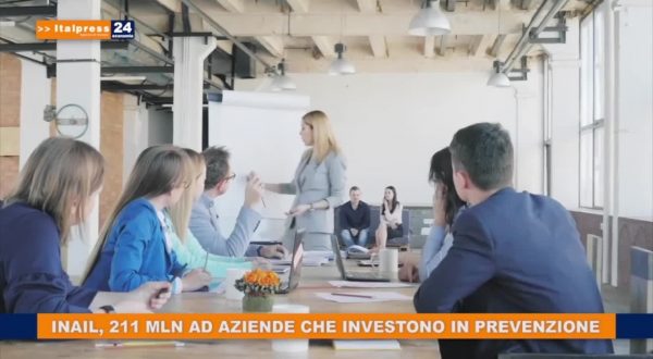 Inail, 211 mln ad aziende che investono in prevenzione