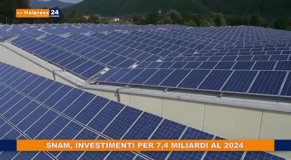 Snam, investimenti per 7,4 miliardi