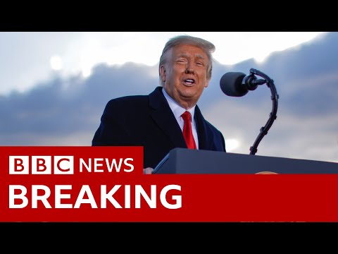 Trump’s last speech as president – BBC News