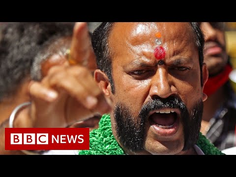 India farmers protest turn violent – BBC News