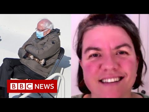 The woman behind Bernie Sanders’ mittens – BBC News