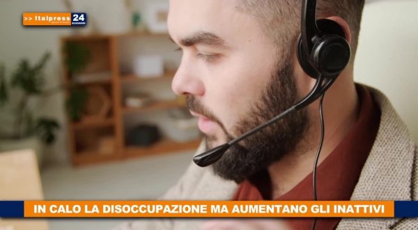 In calo la disoccupazione ma aumentano gli inattivi