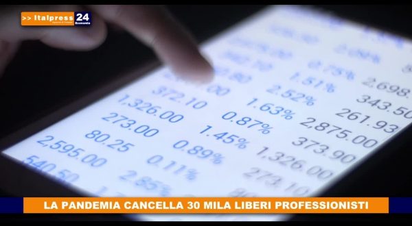 La pandemia cancella 30 mila liberi professionisti