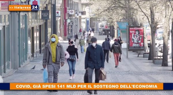 Covid, già spesi 141 mld per il sostegno dell’economia