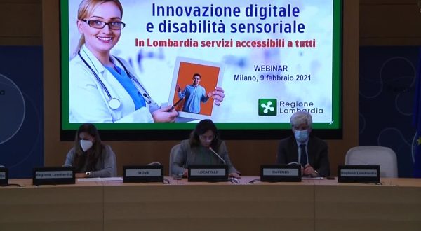 Al via in Lombardia il servizio di video-interpretariato nella Lis