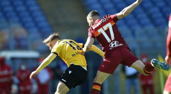 Roma-Udinese 3-0, doppietta Veretout e gol Pedro