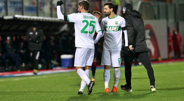 Il Sassuolo espugna Crotone grazie a Berardi e Caputo