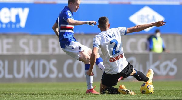 Sampdoria-Atalanta 0-2, la Dea aggancia la Juventus