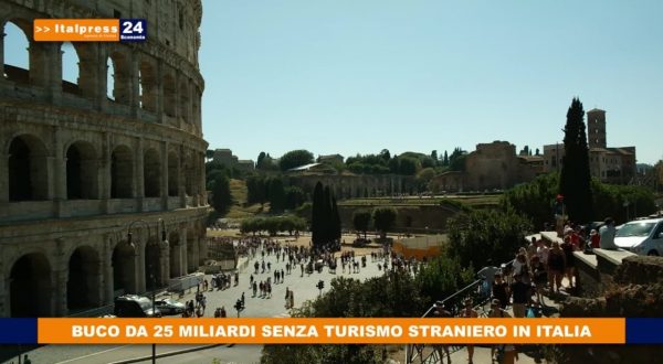 Senza il turismo straniero buco da 25 miliardi