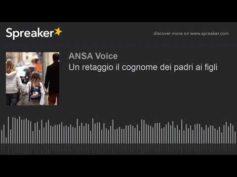 Un retaggio il cognome dei padri ai figli