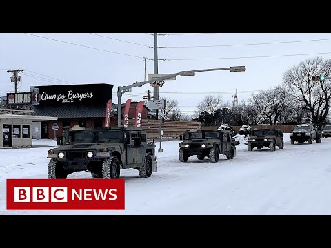 “It’s frozen inside”: Winter storm hits Texas – BBC News