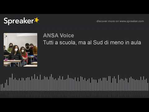 Tutti a scuola, ma al Sud di meno in aula