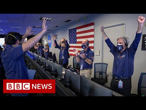 Mars rover: Nasa Perseverance’s rover touches down – BBC News