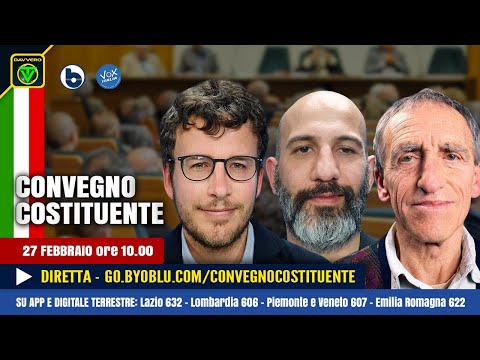 CONVEGNO COSTITUENTE 2021 – Toscano, Fusaro, Scardovelli