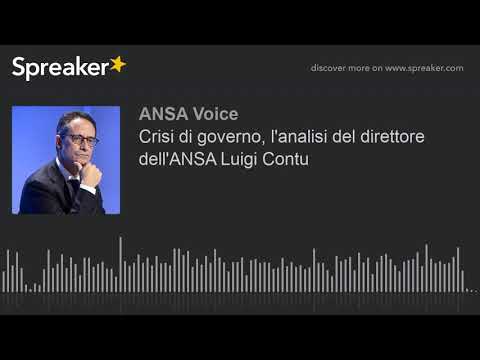 Crisi di governo, l’analisi del direttore dell’ANSA Luigi Contu