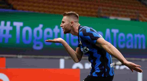 Skriniar piega l’Atalanta, Inter a +6 sul Milan