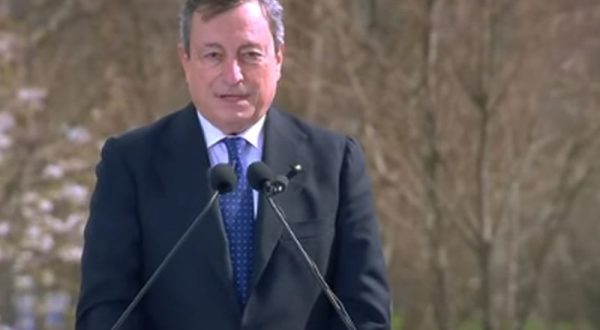 Draghi “Momento di unità, italiani vogliono ripartire”