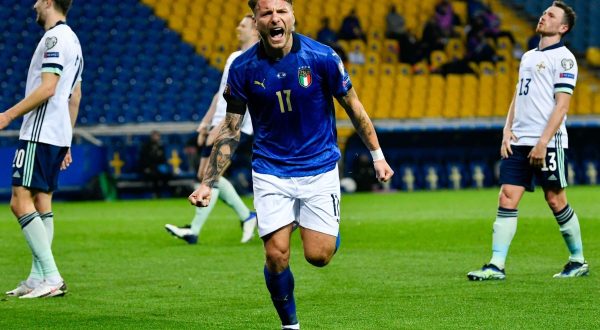 Italia-Irlanda del Nord 2-0, a segno Berardi e Immobile