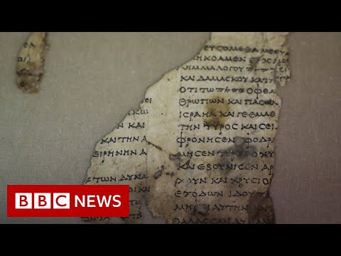 Rare ancient scroll found in Israel Cave of Horror – BBC News