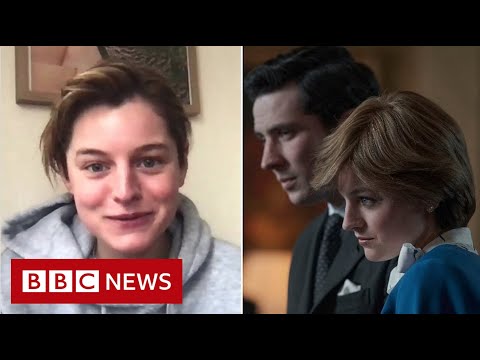 The Crown’s Emma Corrin on playing Princess Diana and winning a Golden Globe – BBC News