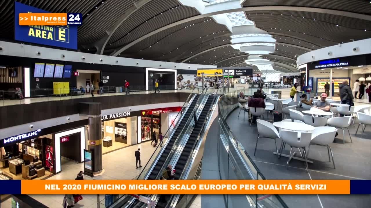 Nel 2020 Fiumicino migliore scalo europeo per qualità servizi