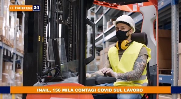 Inail, 156 mila contagi covid sul lavoro