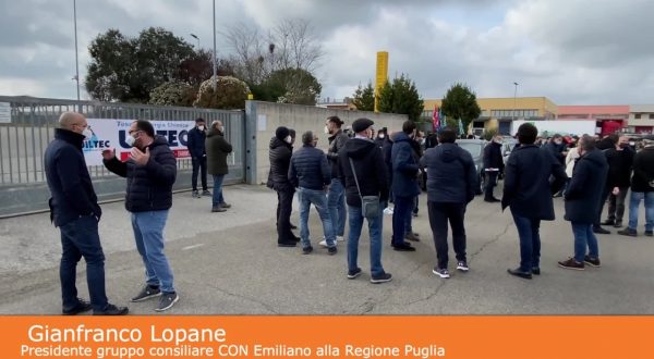 Tessitura Mottola, Lopane “Subito task force regione Puglia”