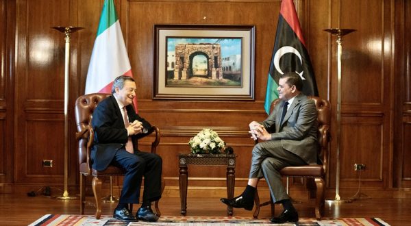 Draghi a Tripoli “In Libia c’è voglia di futuro”