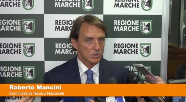 Mancini testimonial delle Marche