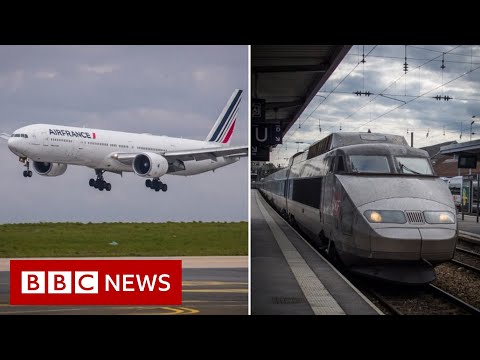 France moves to ban short-haul domestic flights – BBC News