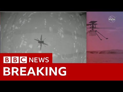 Nasa successfully flies small helicopter on Mars – BBC News