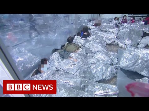 A look inside a US child migrant facility – BBC News