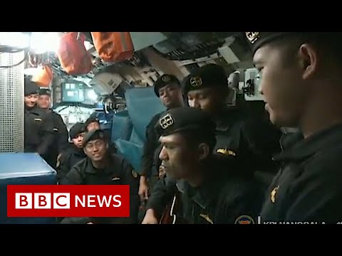 Indonesian navy submarine: Video shows crew singing – BBC News