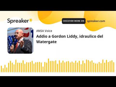 Addio a Gordon Liddy, idraulico del Watergate