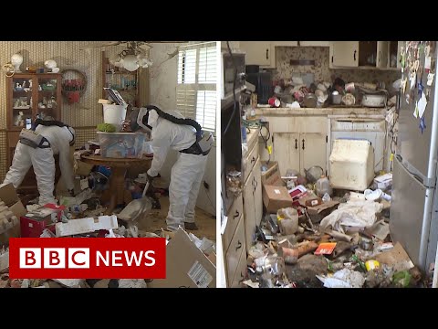 Hazmat crew called in to clean US hoarder house – BBC News