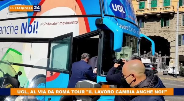 Lavoro, al via il tour dell’Ugl. Trenta tappe in venti giorni