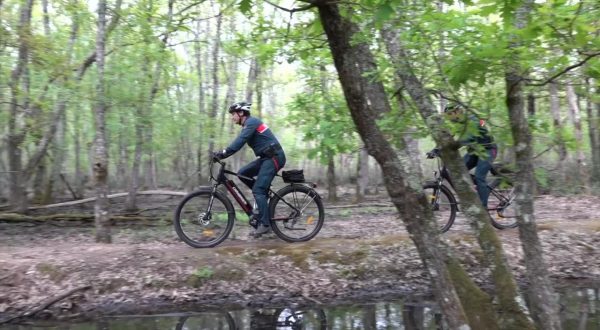 Bici elettriche per i carabinieri nei parchi nazionali