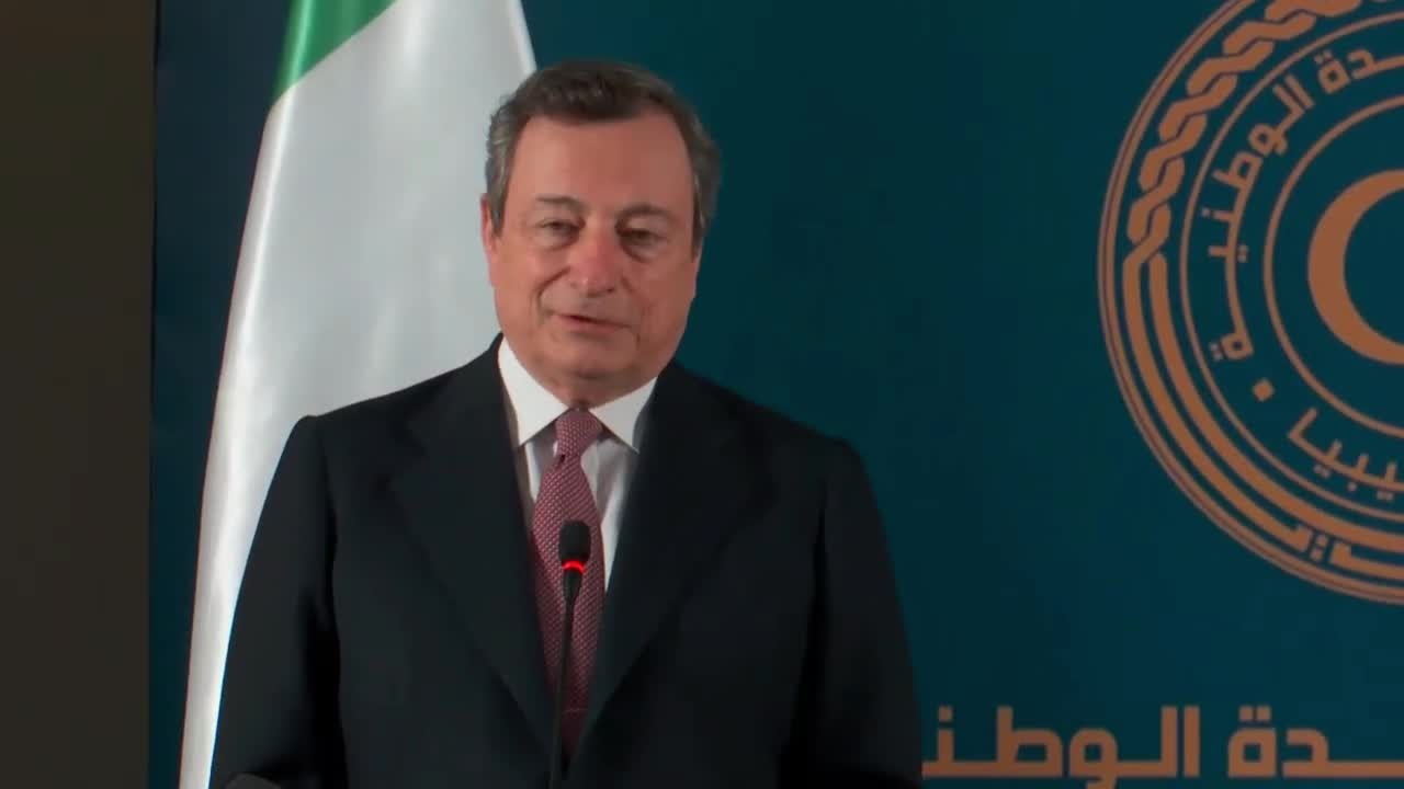 Draghi a Tripoli “La Libia ha voglia di ripartire e in fretta”