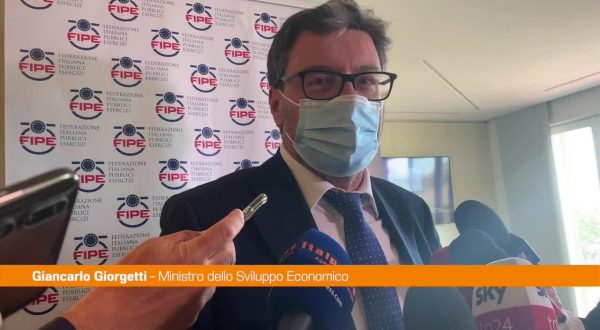 Giorgetti: “Per la ristorazione il peggio è alle spalle”