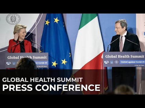 #GlobalHealthSummit, press conference by PM Draghi and President Ursula von der Leyen