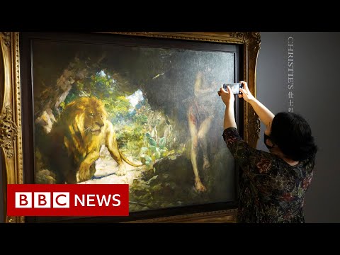 Highest estimated Asian artwork go on auction in Hong kong – BBC News