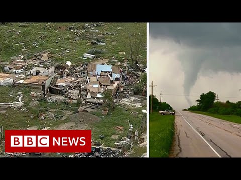 US storms: Hail, tornadoes and flash floods wreak havoc – BBC News