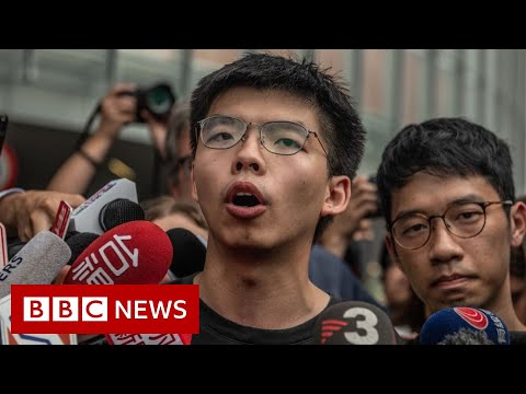 Hong Kong activist Joshua Wong jailed over Tiananmen vigil – BBC News