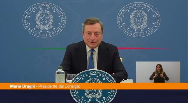 Draghi: “Il decreto Sostegni bis guarda al futuro”