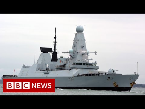 Russia says it fired warning shots at British warship – BBC News