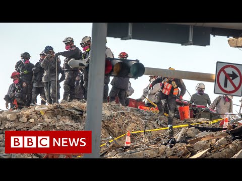 Miami building collapse rescuers search air pockets for ‘miracle’ – BBC News