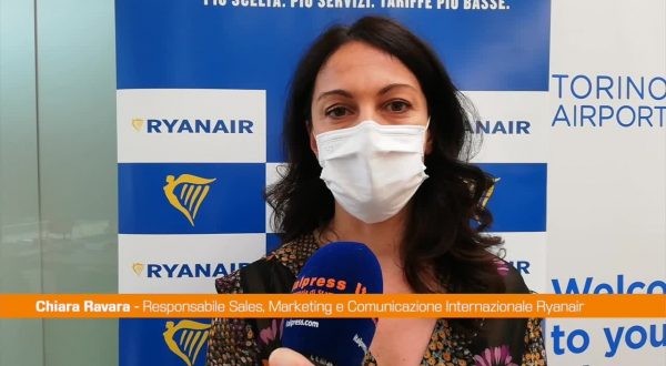 Ryanair apre base Torino, 32 rotte e 123 voli a settimana