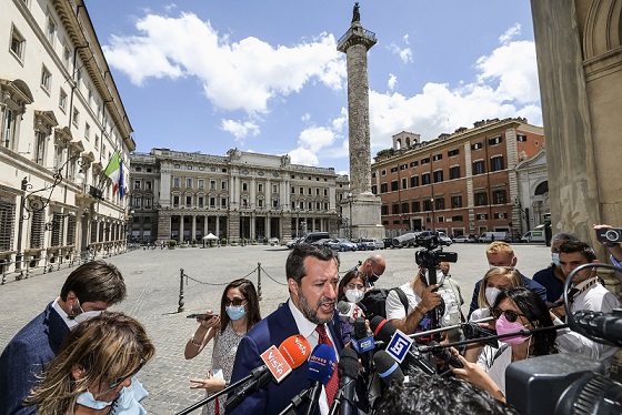 Salvini “Con Draghi totale condivisione, sulle riforme bisogna correre”